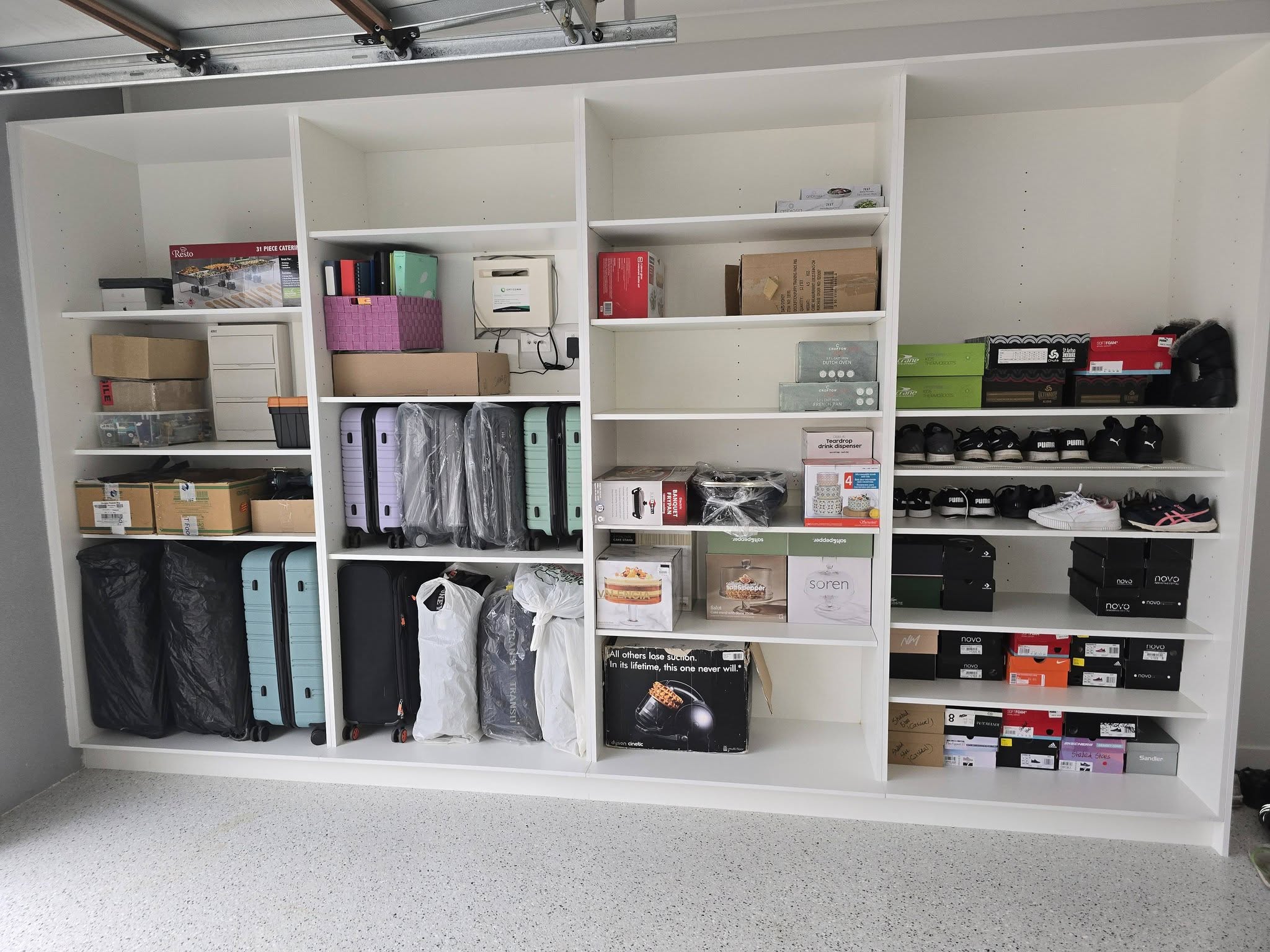 Custom storage shelving